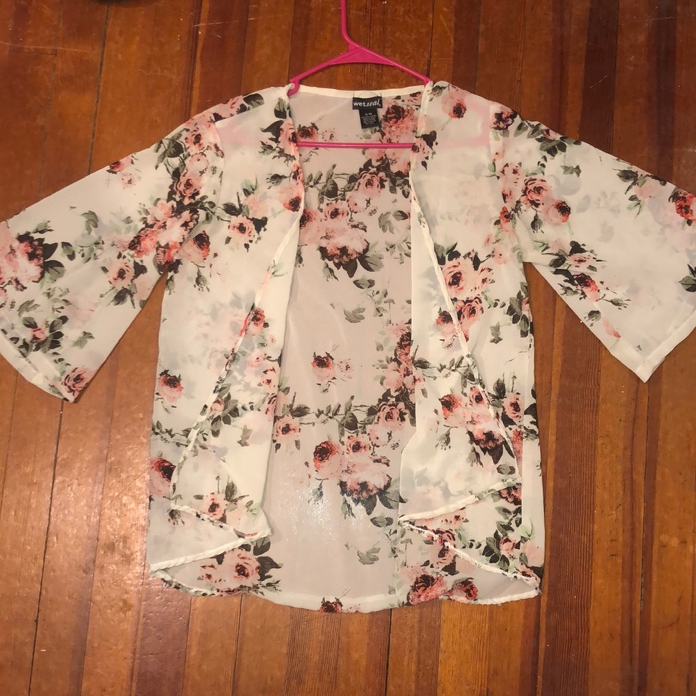 Sheer Floral Shall